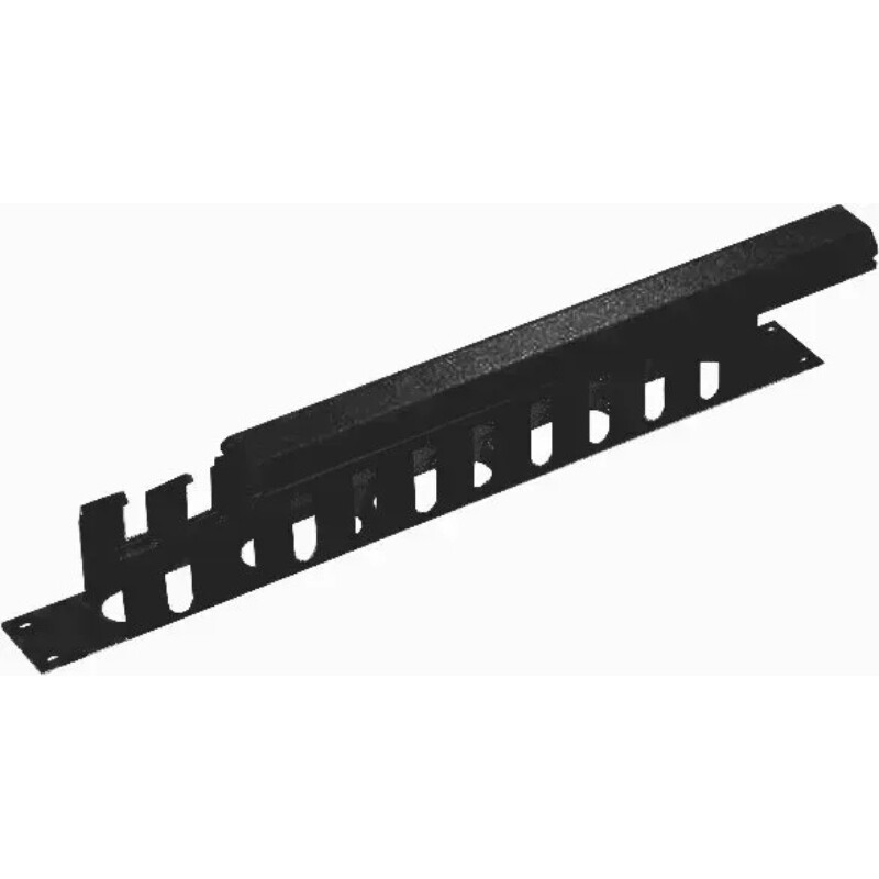 Организатор кабеля Mirsan 19" 1U гребенка, RAL 9005 (MR.OKK1U19.01)
