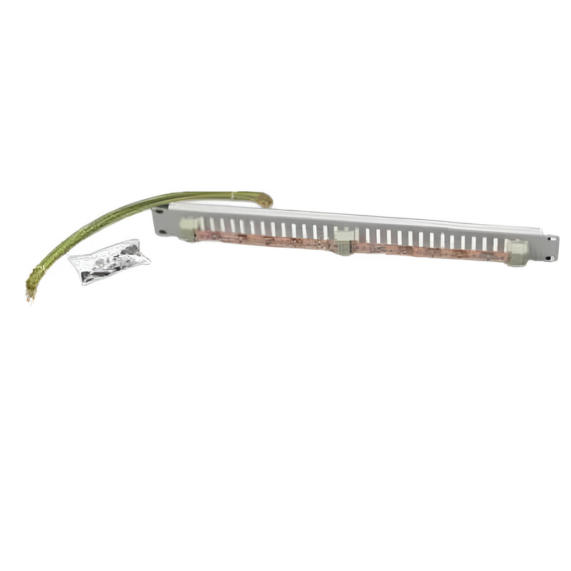 Шина заземления Mirsan 19" 1U, RAL 7035 (MR.TPS02.02)