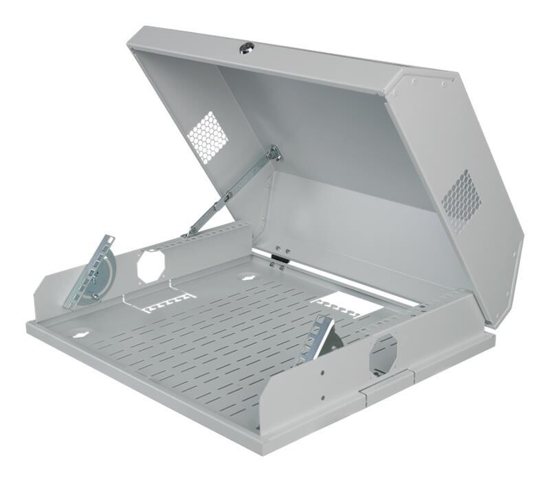 Шкаф настенный Mirsan Slim 19" 3+5U 537x475, RAL 7035 (MR.SLM.02)