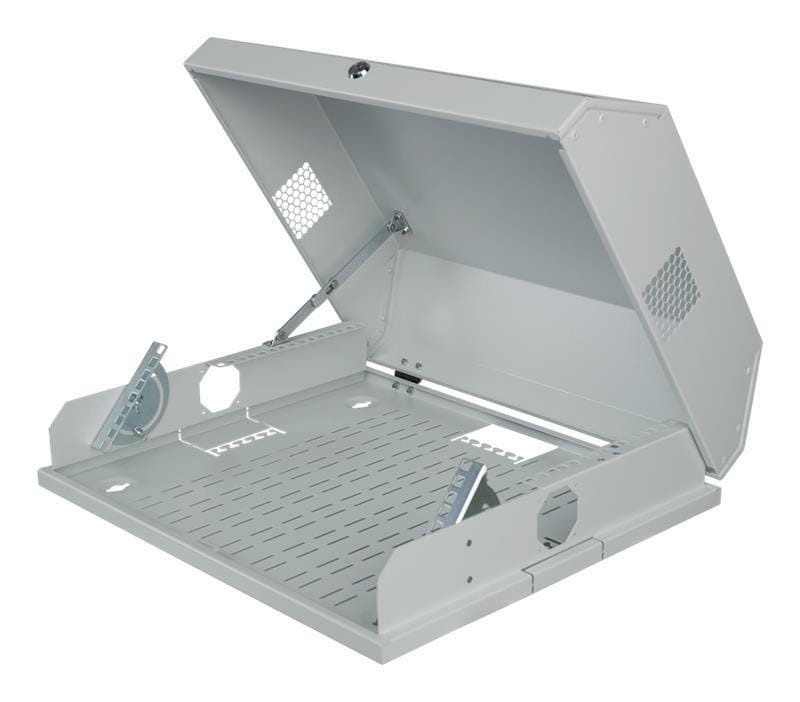 Шкаф настенный Mirsan Slim 19" 3+5U 537x475, RAL 7035 (MR.SLM.02)