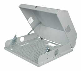 Шафа настінна Mirsan Slim 19" 3+5U 537x475, RAL 7035 (MR.SLM.02)