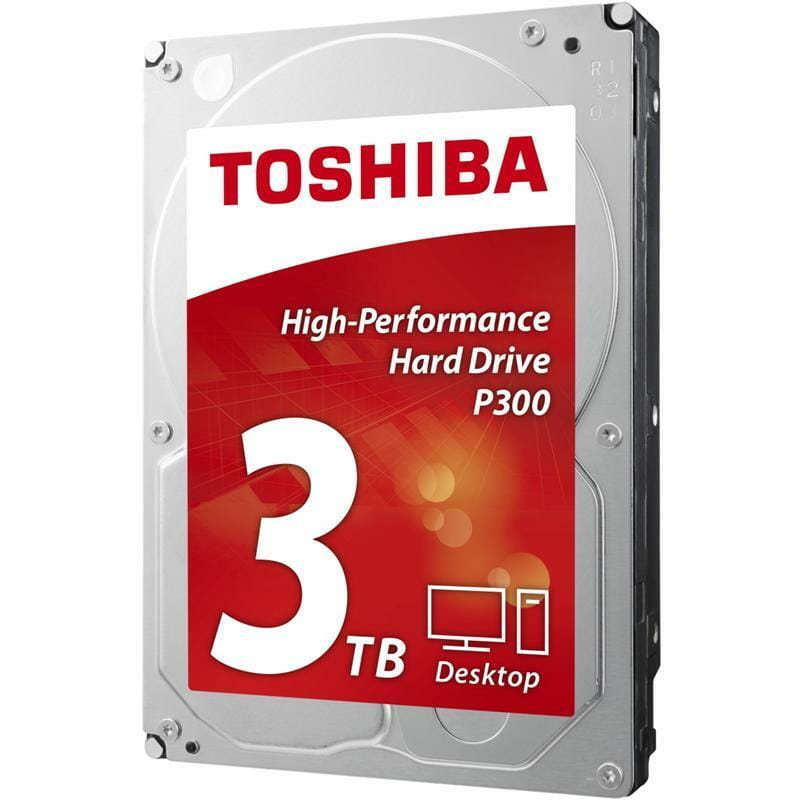 Накопитель HDD SATA 3.0TB Toshiba P300 7200rpm 64MB (HDWD130UZSVA)