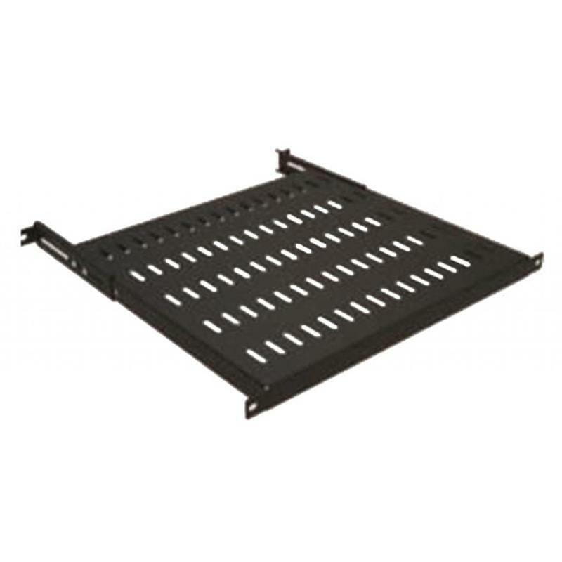 Полка регулируемая Mirsan 19" 1U 500-600, RAL 9005 (MR.SBR60.01_YK)