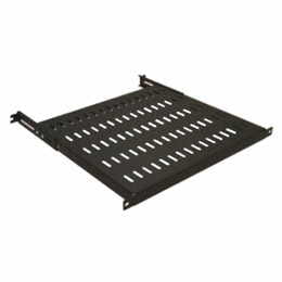 Полка регулируемая Mirsan 19" 1U 500-600, RAL 9005 (MR.SBR60.01_YK)