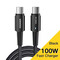 Фото - Кабель Essager Sunset USB Type-C - USB Type-C (M/M), 100W, 1 м Black (EXCTT1-CG01) | click.ua