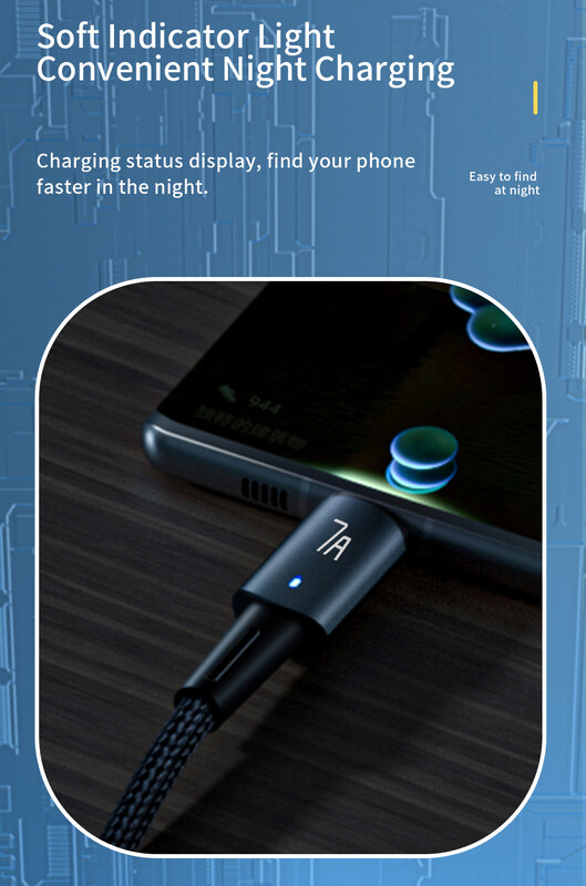 Кабель Essager Sunset USB - USB Type-C (M/M), 100W, 1 м Black (EXC7A-CG01-P)