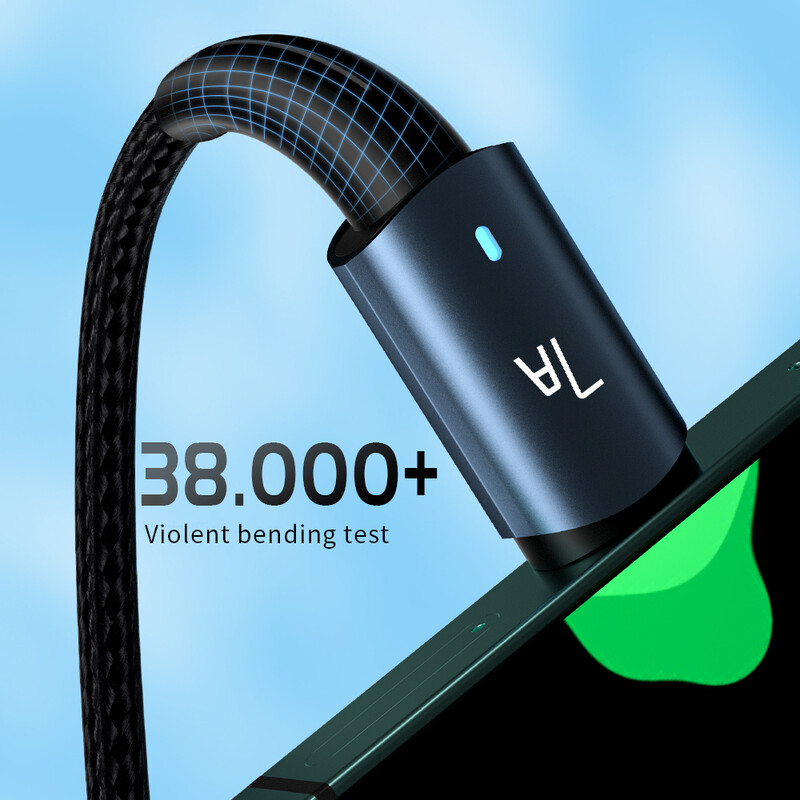 Кабель Essager Sunset USB - USB Type-C (M/M), 100W, 1 м Black (EXC7A-CG01-P)