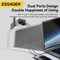 Фото - Мережевий зарядний пристрій Essager Pinchen 33W USB A + TYPE C Black (ECTAC-PCB01-P) | click.ua