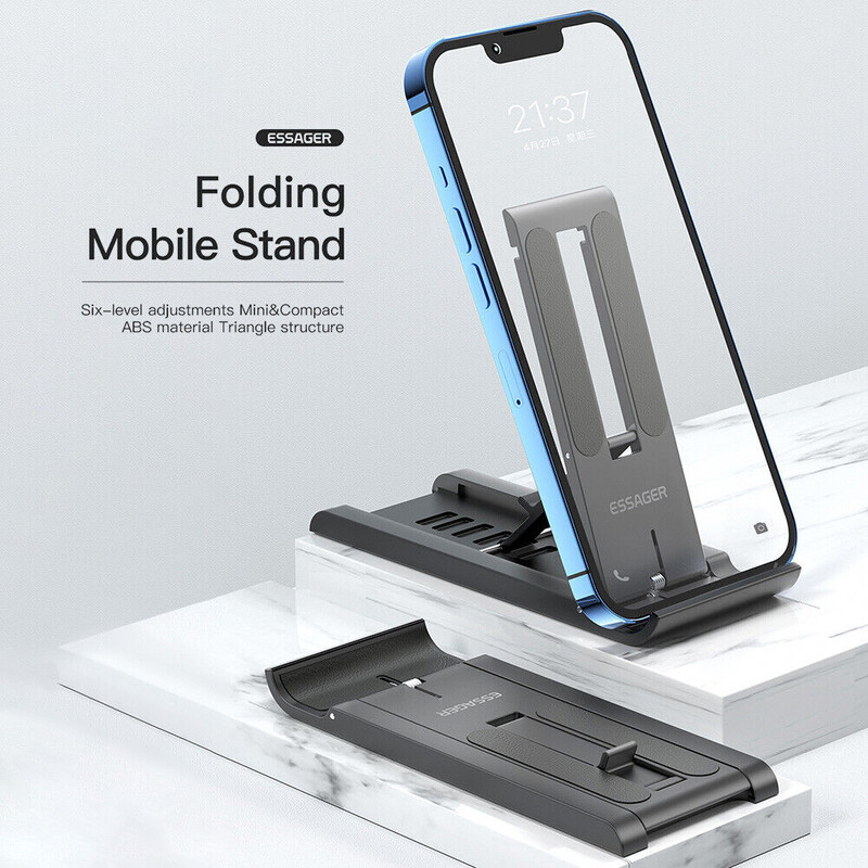 Тримач для телефона Essager Sailing Desktop Phone Holder Black (EZJZM-FC01)