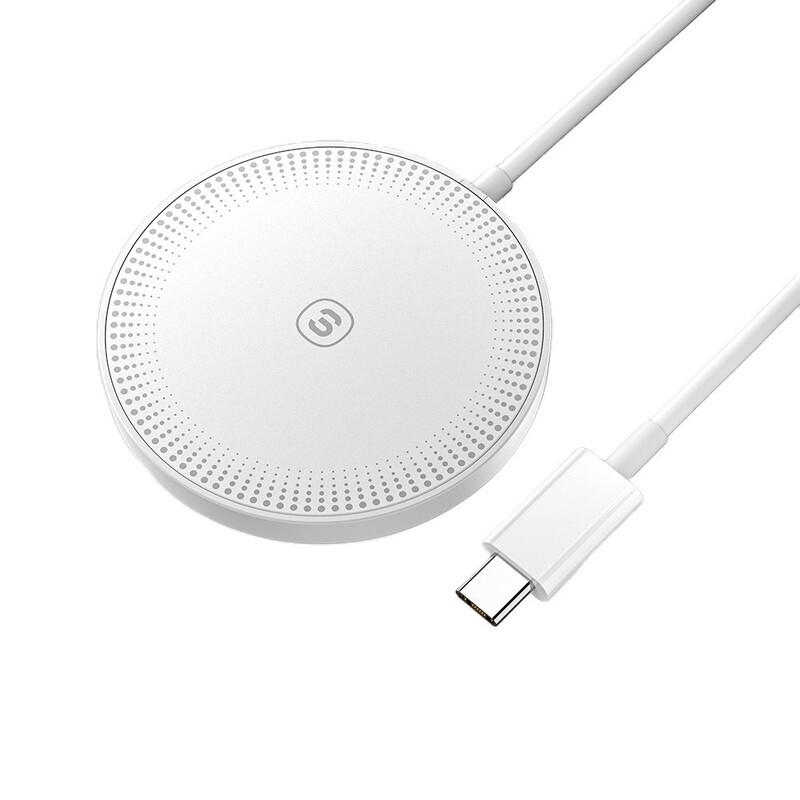 Бездротовий зарядний пристрій Essager Wind 2in1 Wireless Charger 15W White (EWXCX-CF02-Z)