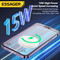 Фото - Бездротовий зарядний пристрій Essager Wind 2in1 Wireless Charger 15W White (EWXCX-CF02-Z) | click.ua