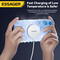 Фото - Бездротовий зарядний пристрій Essager Wind 2in1 Wireless Charger 15W White (EWXCX-CF02-Z) | click.ua