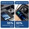 Фото - Автомобільний зарядний пристрій Essager Gyroscope Mini Charger USB-A + Type-C 45W Black (ECCAC45-TL01-Z) | click.ua