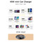 Фото - Автомобільний зарядний пристрій Essager Gyroscope Mini Charger USB-A + Type-C 45W Black (ECCAC45-TL01-Z) | click.ua