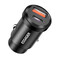 Фото - Автомобільний зарядний пристрій Essager Gyroscope Mini Charger USB-A + Type-C 30W Black (ECCAC-TL01) | click.ua