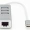 Фото - Концентратор USB2.0 Digitus, White (DA-70253) 3хUSB2.0 | click.ua