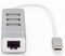Фото - Концентратор USB2.0 Digitus, White (DA-70253) 3хUSB2.0 | click.ua