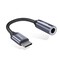 Фото - Адаптер Essager USB Type-C - 3.5 мм (M/F), 0.1 м, Black (EZJE01-0G) | click.ua