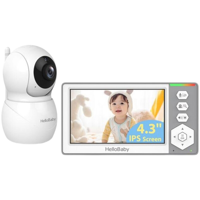 Видеоняня HelloBaby 4.3" White (HS083779)