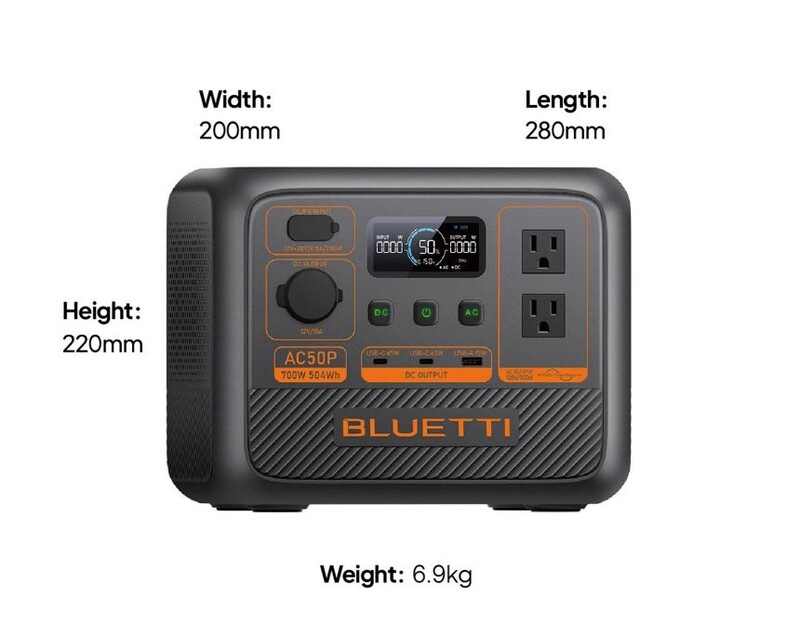 Зарядна станція Bluetti AC50P, 504Wh, 700W, LiFePO4_OEM