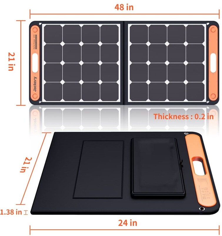 Портативная солнечная панель Jackery SolarSaga 100W (21-0002-000059)