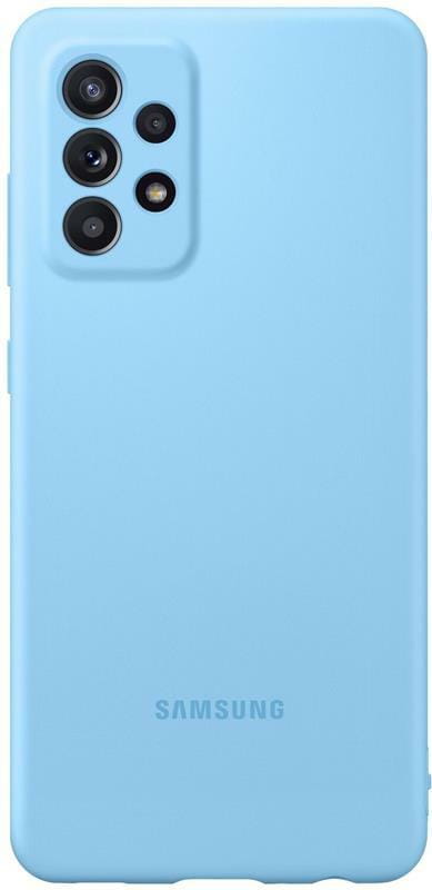 Чехол-накладка Samsung Silicone Cover для Samsung Galaxy A52 SM-A525 Blue (EF-PA525TLEGRU)