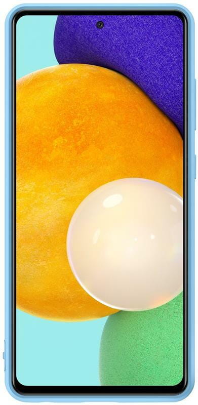 Чехол-накладка Samsung Silicone Cover для Samsung Galaxy A52 SM-A525 Blue (EF-PA525TLEGRU)