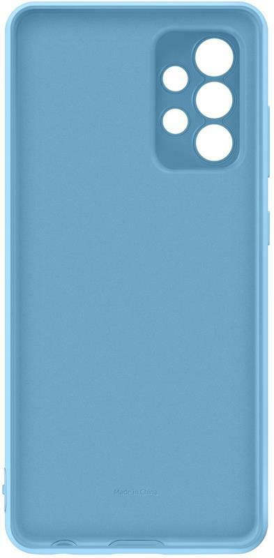 Чехол-накладка Samsung Silicone Cover для Samsung Galaxy A52 SM-A525 Blue (EF-PA525TLEGRU)