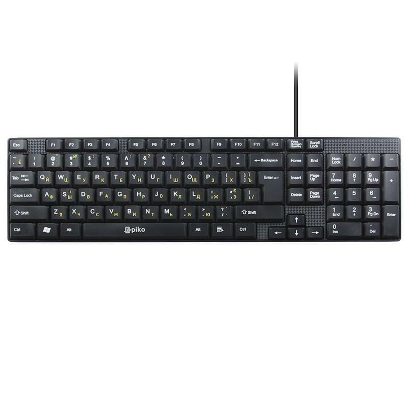 Клавиатура Piko KB-005 Ukr Black (1283126472459)