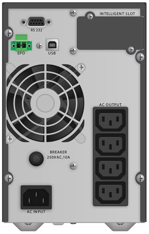 ДБЖ PowerWalker VFI 1000 TG 1000VA, 4хIEC (10122041)