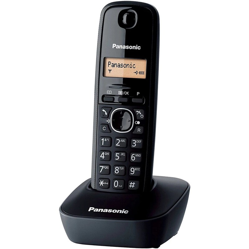 Радіотелефон DECT Panasonic KX-TG1611UAH Black Grey