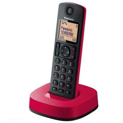 Радиотелефон DECT Panasonic KX-TGC310UCR Black Red
