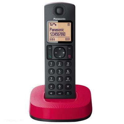 Радиотелефон DECT Panasonic KX-TGC310UCR Black Red
