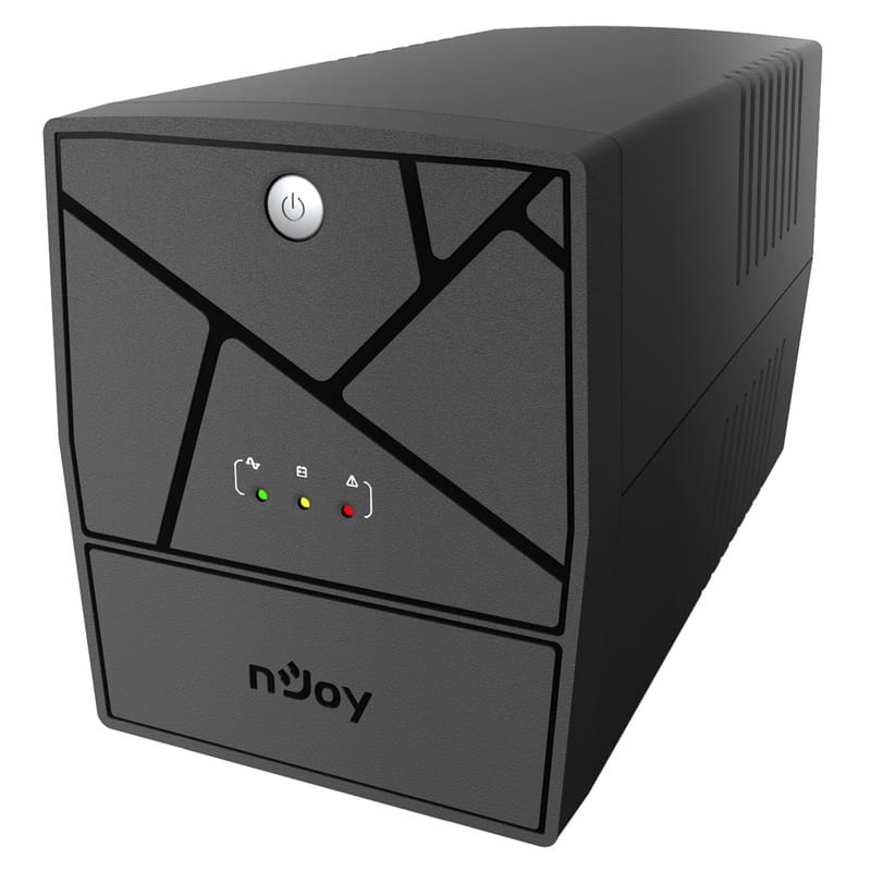 ИБП NJOY Keen 1000 (UPLI-LI100KE-CG01B) Lin.int., AVR, 4 x евро, пластик