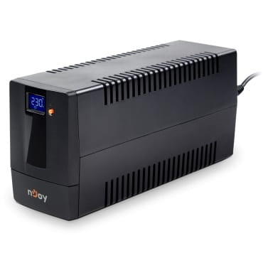 ИБП NJOY Horus Plus 800 (PWUP-LI080H1-AZ01B) Lin.int., AVR, 2 x евро, USB, LCD, пластик