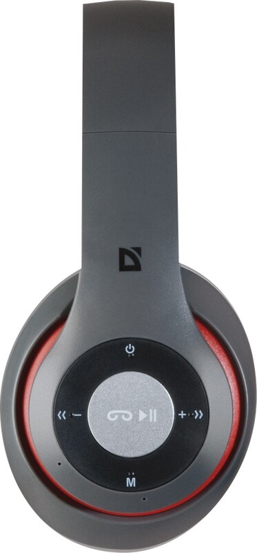 Bluetooth-гарнітура Defender FreeMotion B570 Grey/Red (63570)