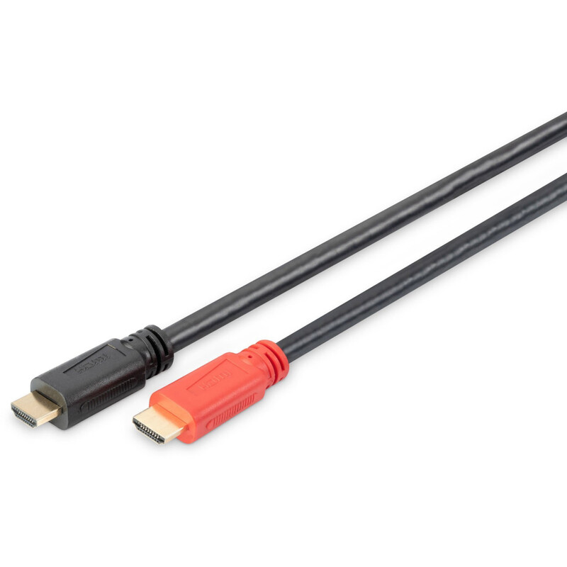 Кабель Digitus HDMI - HDMI (M/M), UHD 4K, High speed, 20 м, Black (AK-330118-200-S)