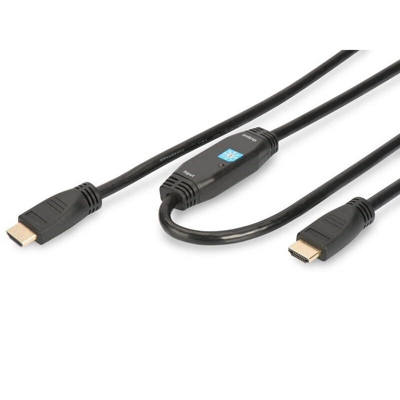Кабель Digitus HDMI - HDMI (M/M), High speed, 30 м, Black (AK-330105-300-S)