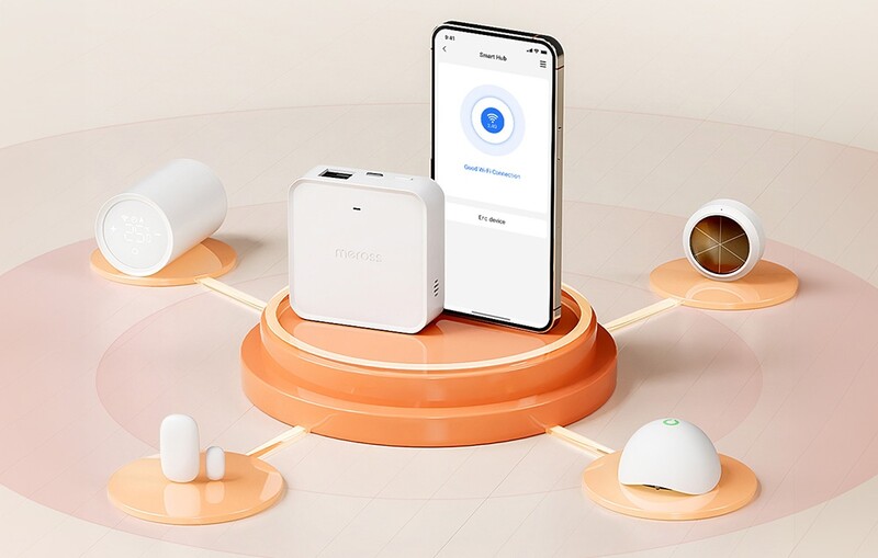 Умный Wi-Fi Хаб Meross MSH450MA