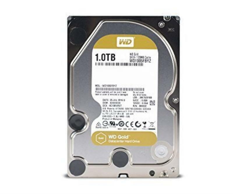 Накопичувач HDD SATA 1.0TB WD Gold 7200rpm 128MB (WD1005FBYZ)