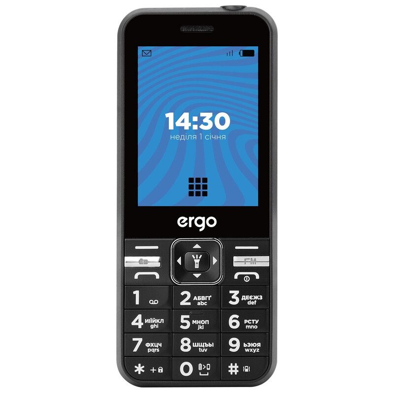 Мобильный телефон Ergo E281 Dual Sim Black