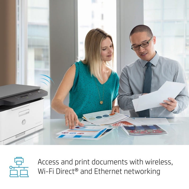 Багатофункціональний пристрій А4 кол. HP Color Laser 178nw з Wi-Fi (4ZB96A)
