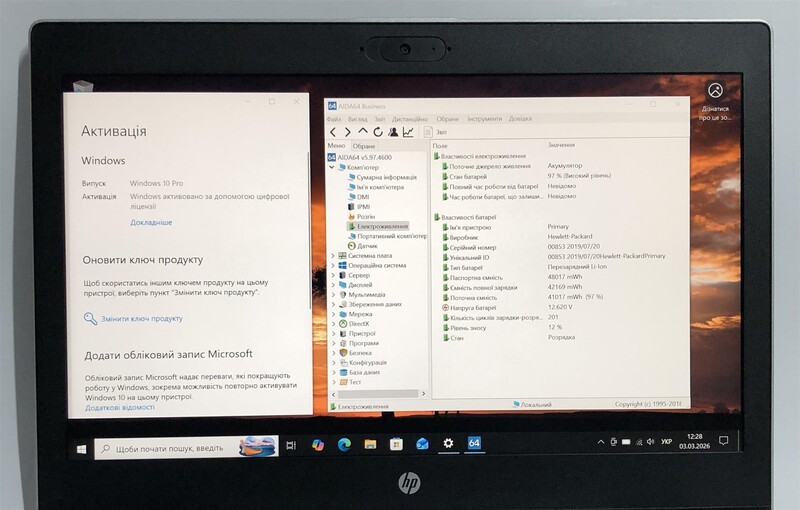 Ноутбук HP Probook 640 G4 / 14" FullHD IPS / i7-7500U / 8GB / 256GB SSD / Win10Pro / сканер отпечатка - Б/у