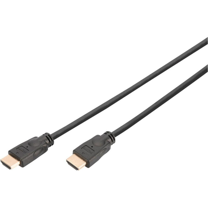 Кабель Digitus HDMI - HDMI (M/M), UHD 4K, Premium, 5 м, Black (DK-330123-050-S)