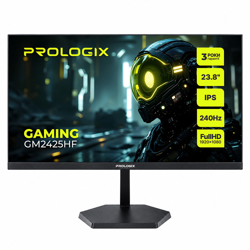 Монітор Prologix Gaming 23.8" GM2425HF IPS Black 240Hz