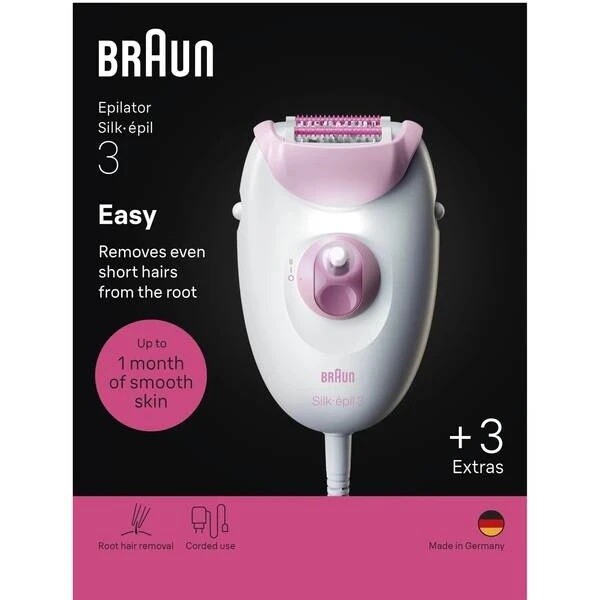 Эпилятор Braun Silk-epil 3 SE 3-033