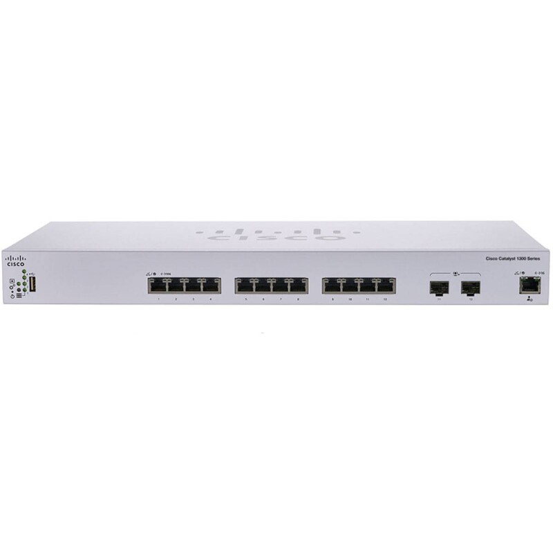 Коммутатор Cisco Catalyst C1300-12XT-2X