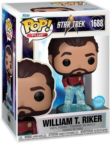 Колекційна фігурка Funko POP Plus: Star Trek Transporter - Riker (889698837736)