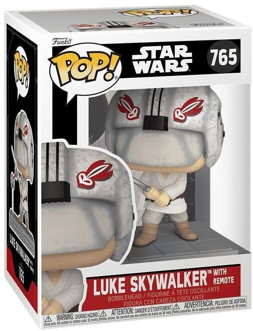 Колекційна фігурка Funko POP Star Wars: S9 - Luke/Remote (889698837989)