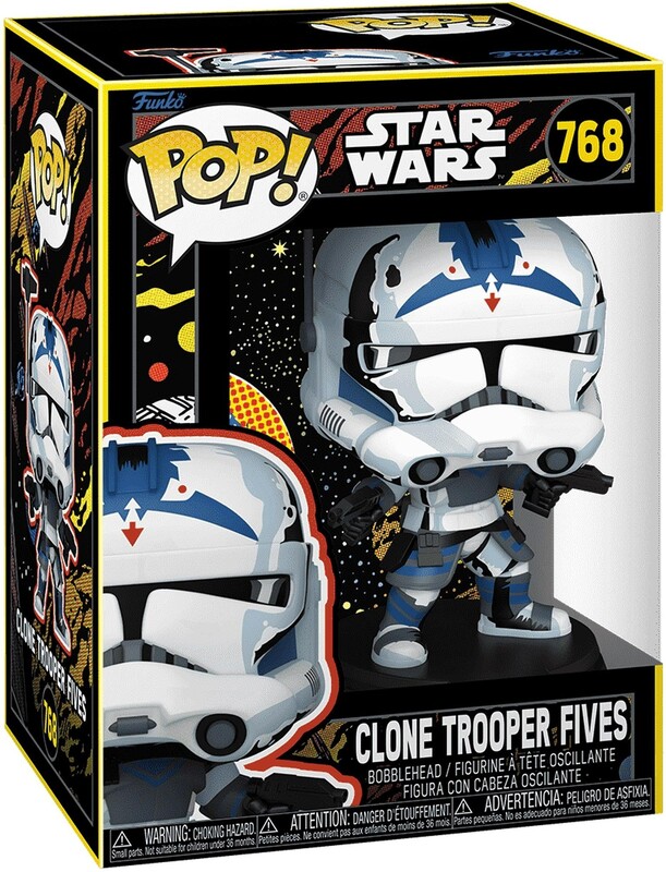 Колекційна фігурка Funko POP Star Wars: Clone Wars - Fives (Retro) (889698838139)